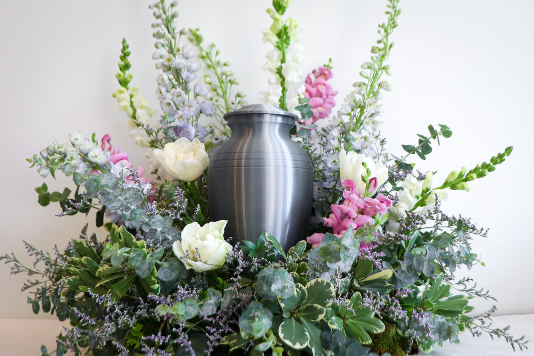 sympathy - urn wreath