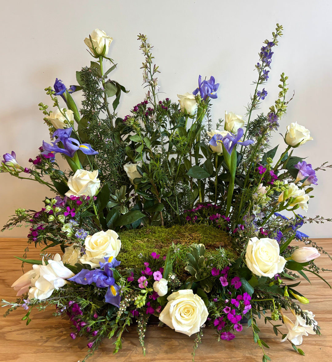 Sympathy Flower Arrangement by stem & vine in Biddeford, Maine flower delivery