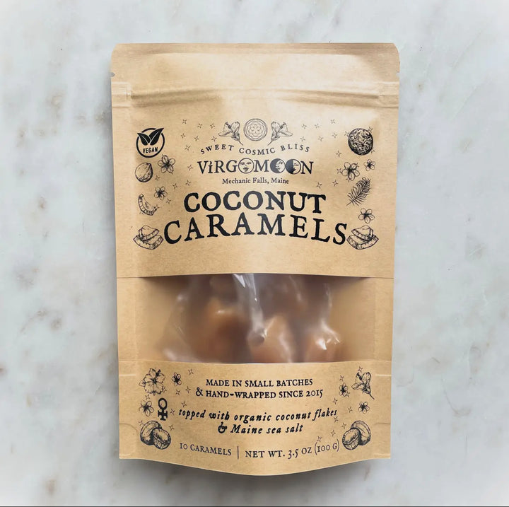 coconut caramels, 10pc.