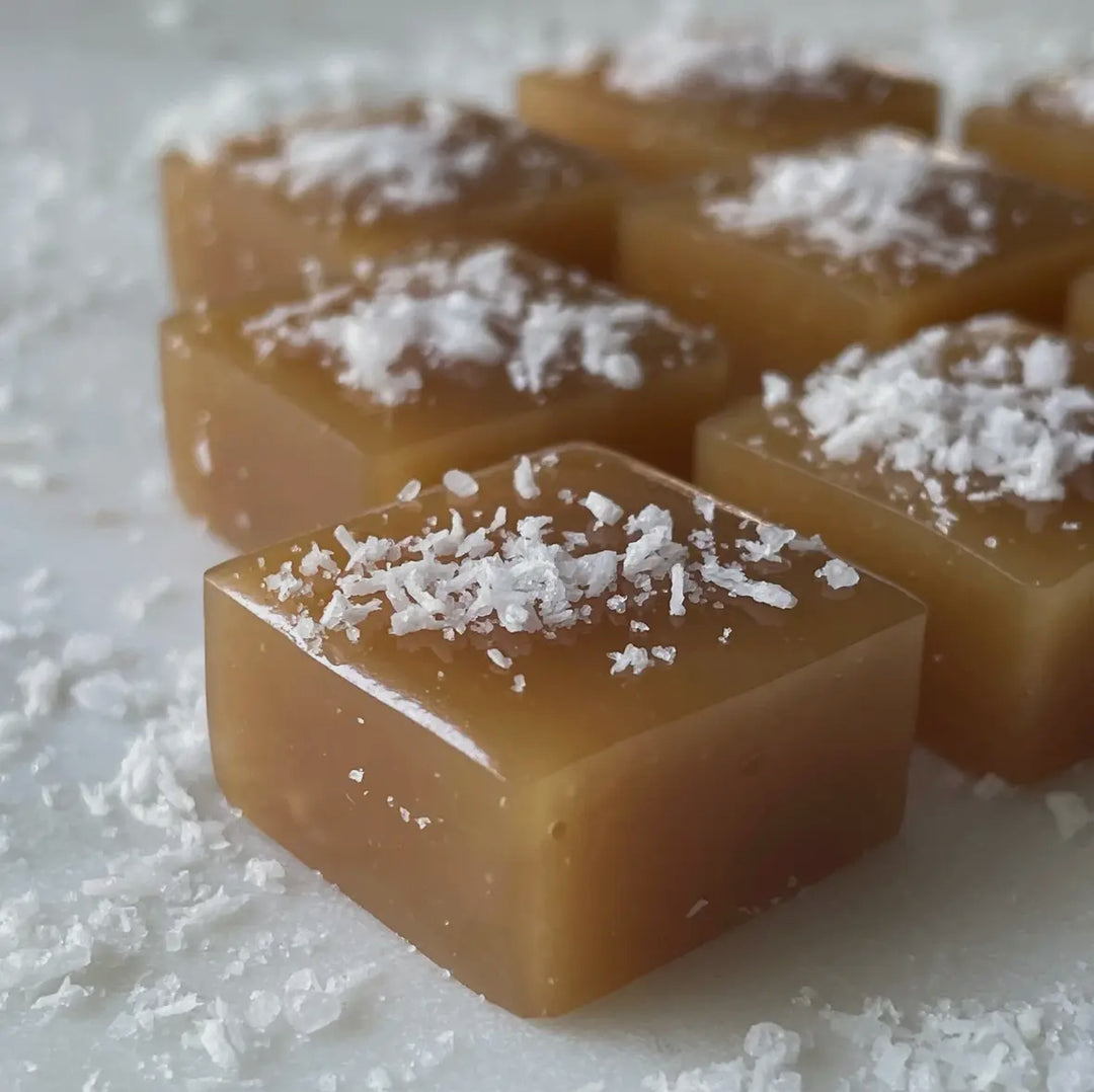coconut caramels, 10pc.