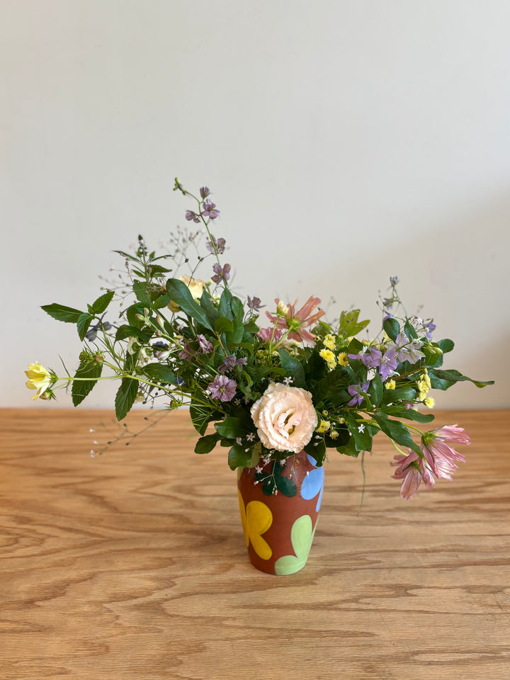 artist-made vase arrangement