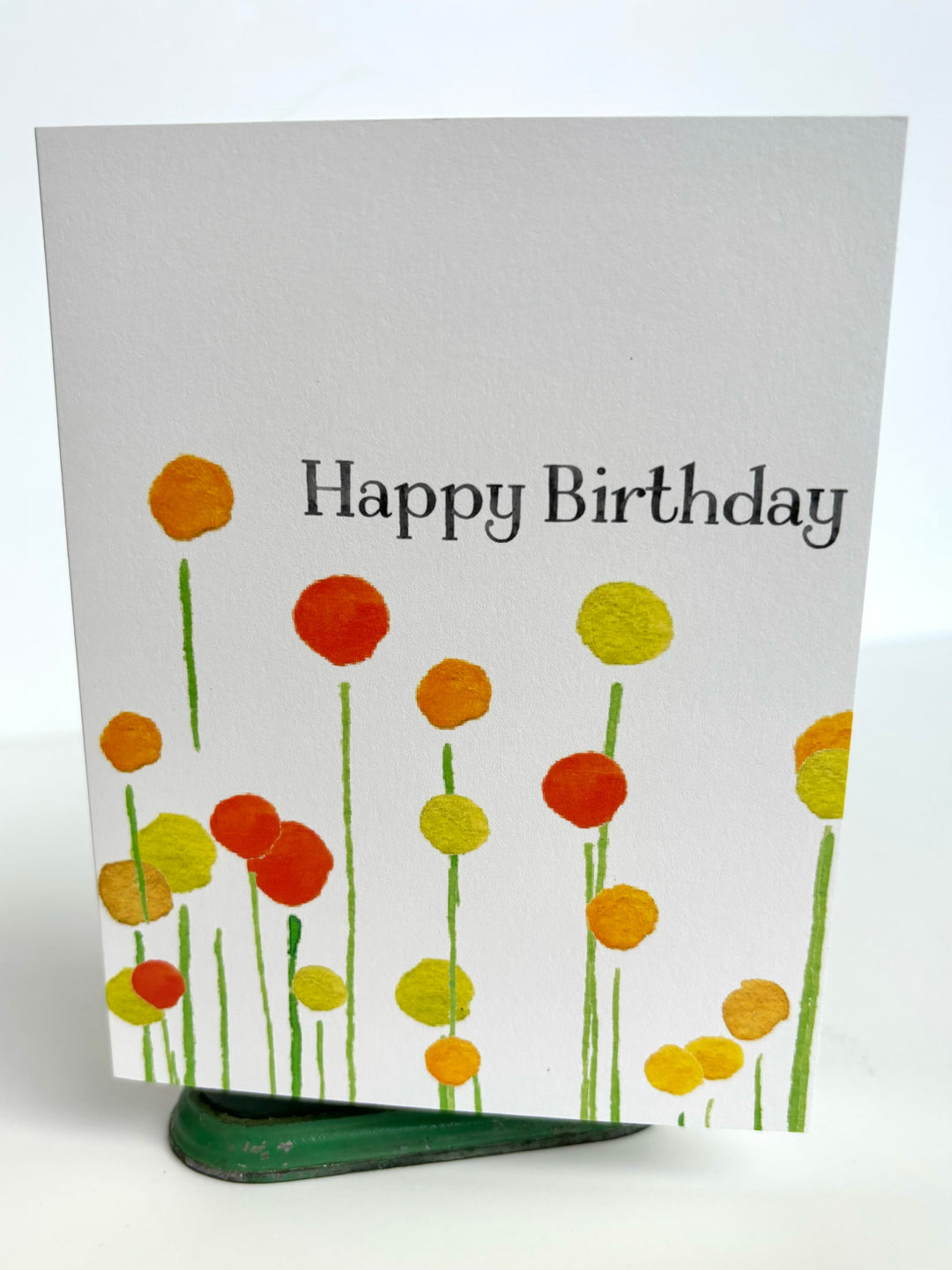 “Happy Birthday” greeting card