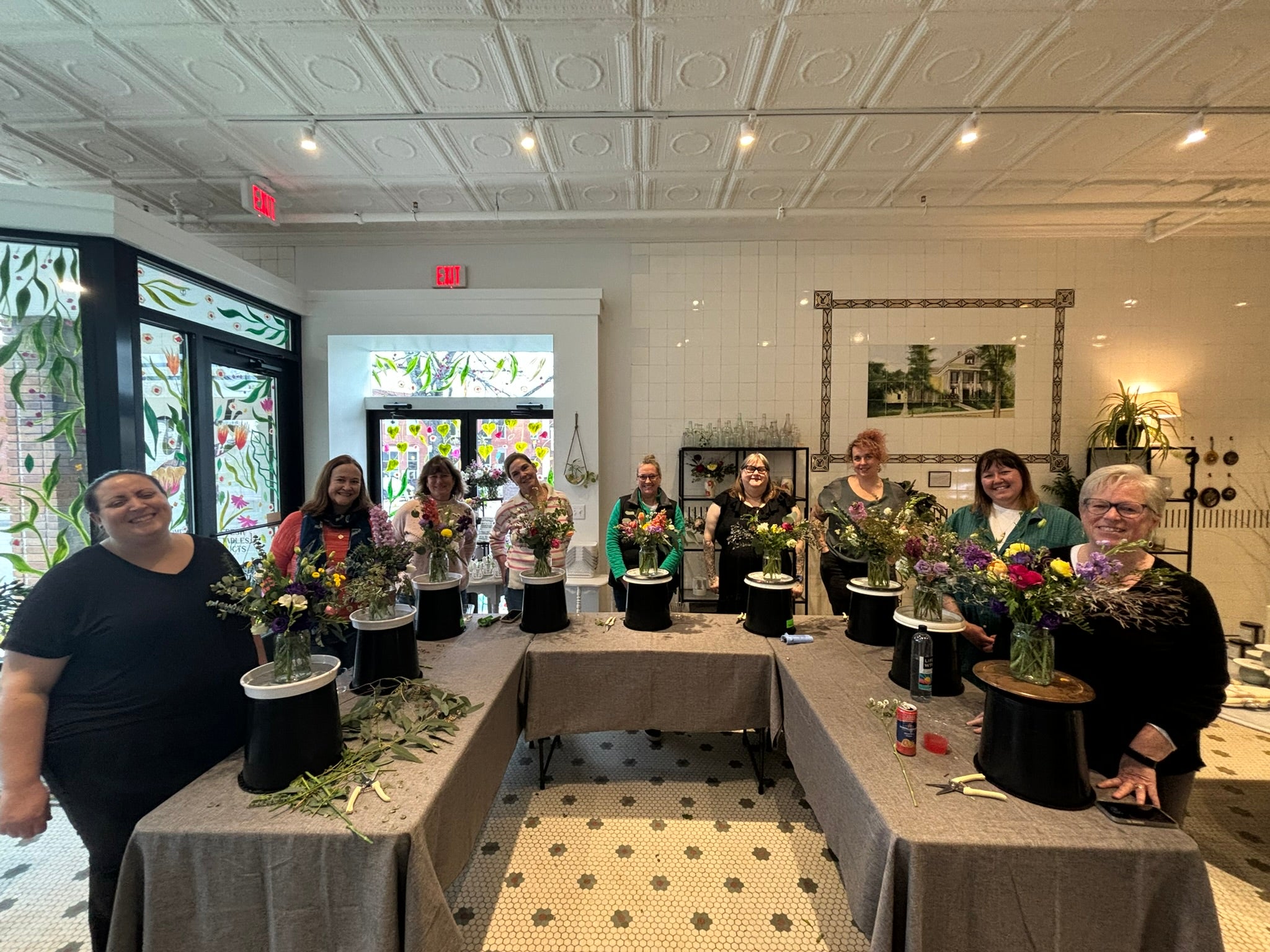 spring celebration workshop at stem & vine